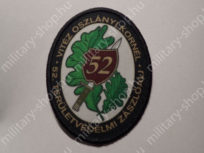 vitéz OSZLÁNYI KORNÉL 52.TERÜLETVÉDELMI ZÁSZLÓALJ , KÖZNAPI , SZÍNES , KARFELVARRÓ vitéz OSZLÁNYI KORNÉL 52.TERÜLETVÉDELMI ZÁSZLÓALJ , KÖZNAPI , SZÍNES , KARFELVARRÓ