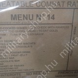 francia  amerikai mre ételcsomag kajacsomag élelmiszer csomag katonai military bolt üzlet shop store in budapest