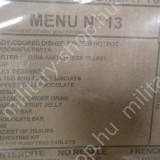 francia  amerikai mre ételcsomag kajacsomag élelmiszer csomag katonai military bolt üzlet shop store in budapest