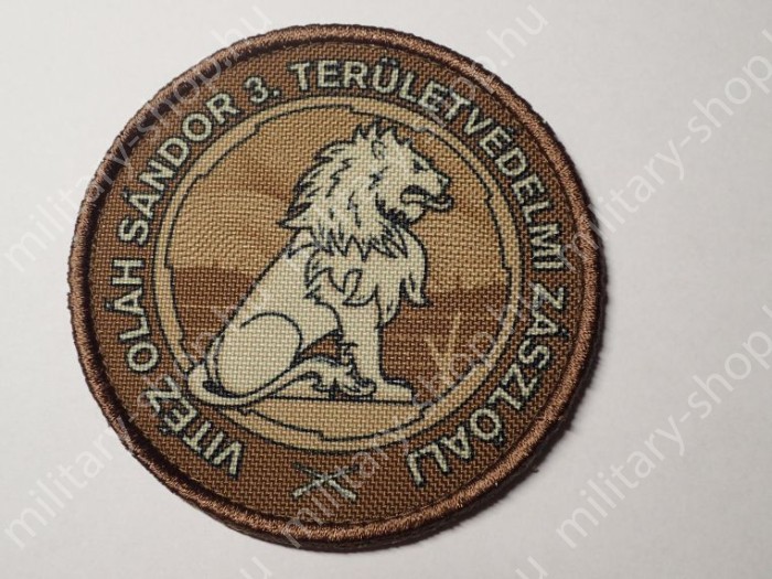 vitéz oláh sándor 3. területvédelmi zászlóalj ezred  magyr katonai  kar baret sapka felvarrók  katonai bolt üzlet army military shop store  surplus in budapest
