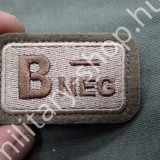 b negativ  b- magyar katonai felvarrók pvc vércsoport blood hímzés pilóta felvarrók military patch military surplus ejtőernyős felvarró special forces recon navy seals katonai bolt üzlet army shop army store military surplus shop budapest